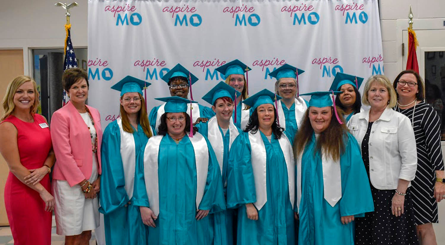 Nine women make up the first graduating cohort of Aspire MO, an entrepreneurship program held at the Women’s Eastern Reception, Diagnostic and Correctional Center in Vandalia.